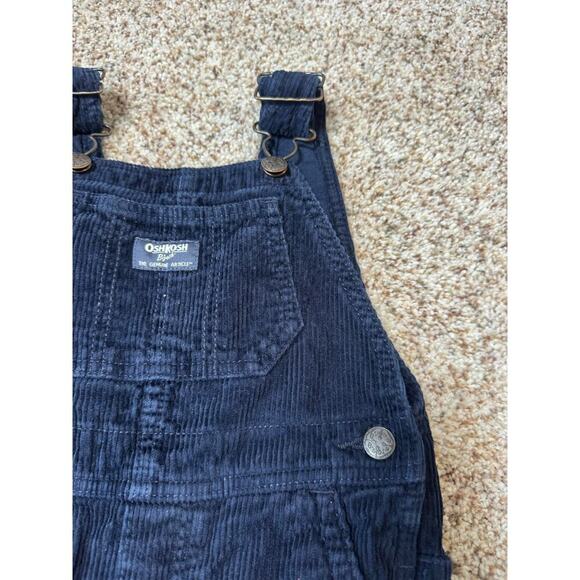 Osh Kosh B'Gosh Boys Blue Corduroy Denim/Jean Overalls size 4T, 100% cotton - Picture 4 of 14